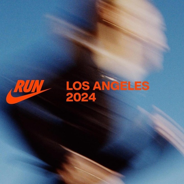 marathon event, running race, athletic event, sports competition, fitness event, brand awareness, modern typography, energetic, bold, blue, orange